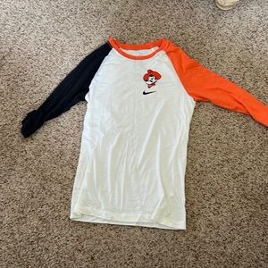 Nike OSU Cowboys 3/4 sleeve